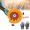 Nuova Affila Punte Trapano, Migliorata Affilatrice Punte Trapano, Affilatore Puntes Trapanos per Trapano da 2-13mm e Smerigliatrice da 115/125mm, con Guanti(Colore Arancione)