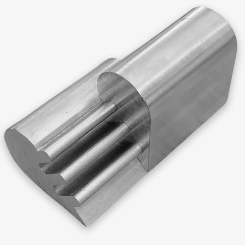 deskwhispers Herz Puzzle aus Edelstahl – 2-teiliges Null-Toleranz Präzisionsobjekt, EDM-gefertigt – Symbolisches Geschenk für Paare, Hochzeit, Valentinstag oder Jahrestag – Hochwertige Deko, 190 g