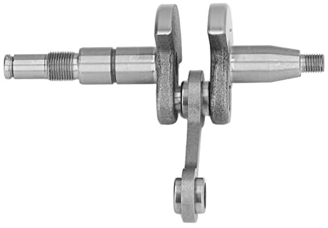 Hyuduo Crankshaft Assembly, Alloy Steel Crankshaft Replacement Part 10mm, High Bearing Capacity & Lightweight Design for 018 MS180 MS170 Chainsaws