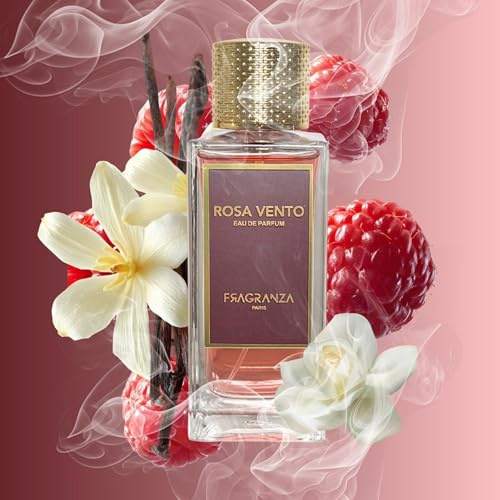 ROSA VENTO - EAU DE PARFUM UNISEXE 100ML - Rosa Vento FRAGRANZA Paris - idée cadeau Homme & Femme - Fragrance Longue Durée - MADE iN FRANCE