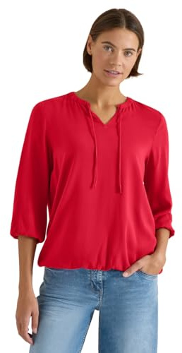 Cecil Damen Dropped Shoulder Bluse aus Leinenmix