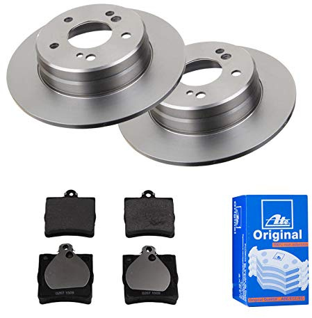 2 Bremsscheiben Voll 278 mm + Bremsbeläge Hinten von ATE Voll (1420-21789) Bremsensatz Bremsanlage Bremsen-Kit,Bremsenset, Bremsscheiben, Bremsbeläge, Bremsen-Set, Beläge, Bremsbelag, Bremsbelagsatz,