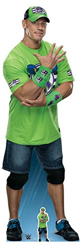Star Cutouts Ltd SC1241 John Cena Pappaufsteller perfekt für Geburtstage, Geschenke, Partys und WWE-Fans, Lebensgröße