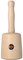 Cut360 Bildhauerklüpfel | konisch | 110 mm | Länge: 260 mm | Gewicht: 818 g | Weißbuche gedrechselt | Holzhammer für Schnitzarbeiten | Schnitzhammer & Klopfwerkzeug vereint zum Künstlerwerkzeug