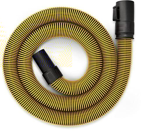 DEWALT DXVA19-2500 Ultra Durable, Yellow, 1-7/8 (48 mm) Diameter 7' (2.1m) Hose