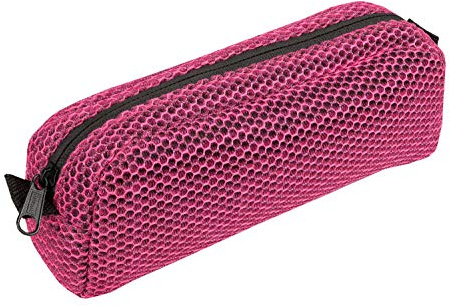 Idena 20072 - Stifte-Etui Mesh, 1 Fach, Pink, 1 Stück