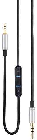 AGS Retail Ltd Compatible Replacement Audio Cable for Bose Noise Cancelling 700/NC700 – Black Cable with Gold-Plated Stepped Audio Jacks | Headphone Accessories