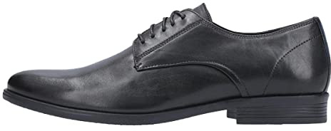 Hush Puppies Oscar Clean Toe Mens Smart Shoes Black 7 UK