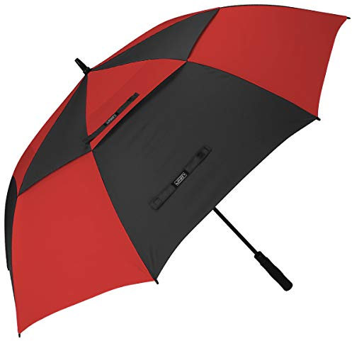G4Free 69 Pulgadas Sombrilla de Golf a Prueba de Viento Toldo Doble Ventilado Extra Grande de Gran Tamaño Automático Abierto Impermeable Palos Paraguas