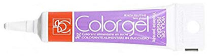 Tubetto COLORANTE - Viola Pensiero - in GEL alimentare da 20g - colorante per alimenti per colorare Pasta di zucchero, panna, crema, impasti ecc.