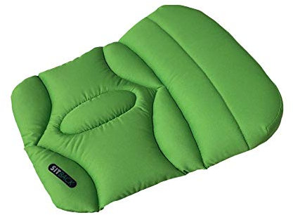 Sitback Basic Slim Keilkissen Stuhlkissen Autositzkissen Universal (Apfel grün)