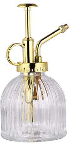 Cabilock Glaspflanze Mister Sprühflasche Topf Vintage Pflanzenpumpe Gießkanne Dekorative Pflanzen Zerstäuberflasche mit Top-Pumpe für Hausgarten