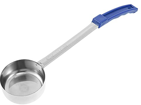 Long Handle Portion Control Serving Spoon Sauce Ladle and Portion Ladle for Cooking for Soup Gravy Salad Dressing and Food Portioning