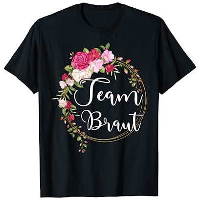 Damen Team Braut Brautjungfern JGA Party Hochzeit T-Shirt
