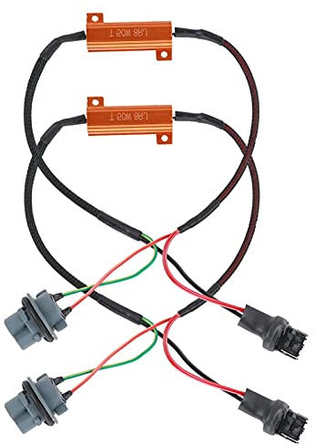 KIMISS LED Licht Verkabelung T20 Canbus Glühbirne, Verkabelung Licht LED T20 Canbus Light Light Anschlusswiderstand böser Belastungskabel Anschließungswiderstand Ladungskabel Wicked