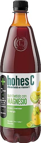 hohes C Plus Magnesio Nutribebida con Magnesio y Vitamina C Aporta energía Zumo 100% natural 1L