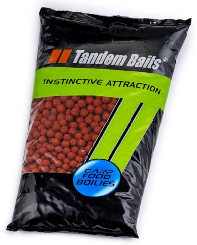 Tandem Baits Carp Food Boilies Mega Tutti Frutti, Leckere Boilies für Karpfen Angeln ohne Mühe, Köder zum Große-Fische-Angeln, Karpfenzubehör für Profis & Hobby-Angler, Angelfutter 18 mm 10 kg