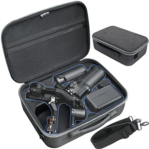 Honbobo Bag compatible with DJI RS 3 Mini, Multifunctional Carrying Case Handbag Shoulder Bags Crossbody Bag Accessories compatible with DJI RS 3 Mini
