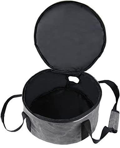 Pratvider Tasche für die Aufbewahrung des Feuertopfs - 30,5 cm stabile Bratpfannen-Organizer-Tasche | Tragbare Kochtasche für die Aufbewahrung und Organisation von Camping-Brennöfen
