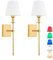 Lampada da parete, Applique Parete Interno con Telecomando,Luci Led da Parete a Batteria Può ricaricare RGB Dimmerabile,La lampada di tela per Soggiorno, Camera da Letto