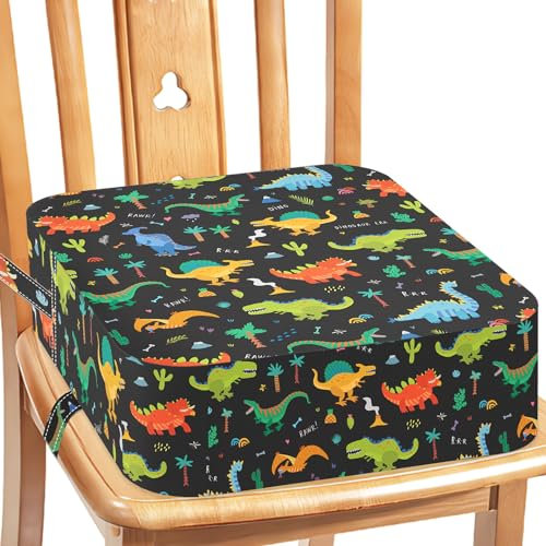 Rehausseur de chaise pour enfant pour la table - Antidérapant, facile à prendre en main, soutien solide, coussin de chaise - Facile à nettoyer - Amovible
