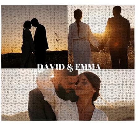 Wanapix | Puzzle Personalisiert mit Foto und Text | 3000 Teiles | Originelles Geschenk | Puzzles Erwachsene | 102,5 x 96,5 cm
