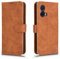 HAOYE Funda para Motorola Moto G85 5G, Funda Tapa Libro Movil Carcasa PU Cuero Case Cover con [Protección Completa] [Ranura Tarjeta][Función Soporte], Marrón