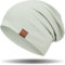 GXCROR Mütze Damen Herren,Beanie Herren Damen Slouch Beanie Mütze, Baumwolle Weich Dünne Mütze, Leichte Atmungsaktiv Longbeanie, Chemo Mütze für Alle Jahreszeiten