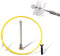 GAESHOW Kit per Pulizia della Stufa a Pellet, Kit per Pulizia Canne Fumarie Sonda 3 M scovolo diametro 80 mm, Scovolino multiuso e Manico