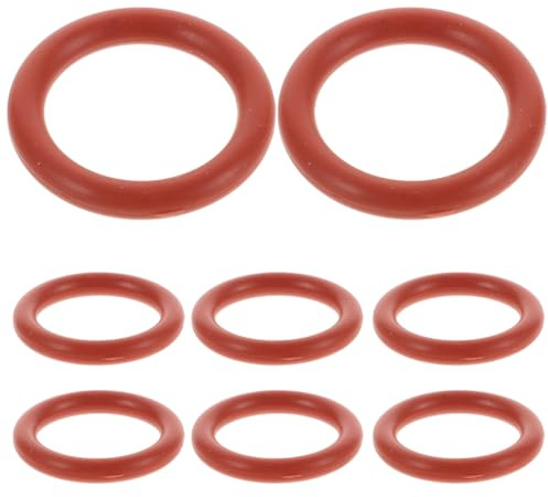 COLLBATH 10Pcs Silicone Sealing Rings Ice Cream Machine Replacement | Valve Rod Gaskets Replacement for Ice-Cream Maker Accessories Leak Prevention and Space Saving