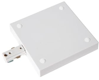 Lucide TRACK Einspeiser - 1-Phasen Stromschiene/Schienensystem - Einzel/Doppelt - Weiß(Verlängerung)