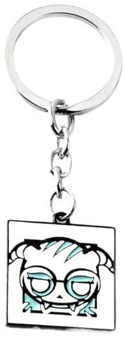 Rainbows Six Schlüsselanhänger Game Figur Logo Auto Accessories Rainbows Six Metal Anhänger Kette (Mehrfarbig-2)