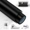 Black Smart Iron On for Cricut Joy Xtra, Smart Heat Transfer Vinyl Rolls 24x200cm Smart Iron on Flex Film Plotter Textiles HTV Works without Cutting Mat for DIY T-Shirts, Hoodie, Fabrics
