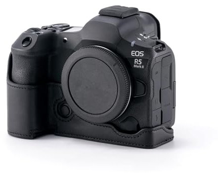 TILTA Kameratasche aus Leder, kompatibel mit Canon R5 Mark II, Schwarz TA-T68-LCC-B