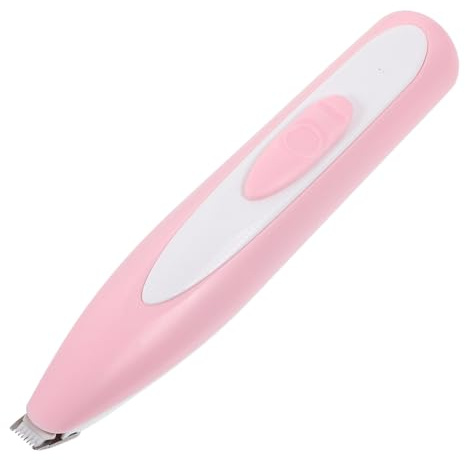 Elektrischer Tierhaartrimmer für Katzenpflege, USB Ladung, Rosa | Narrow Head Design, Kleine Scherkopf Ausführung, für Augen und Katzenpfoten, 1 Satz, ABS