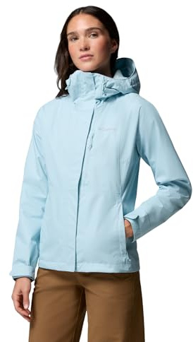 Columbia Women's Hikebound 2 Jacket, Waterproof Rain Jacket, Marine Light, X-Large