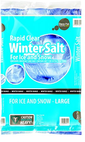 20KG RAPID CLEAR ROCK SALT - WINTER GRIT FOR PATHS DRIVEWAYS SNOW ICE NON-SLIP