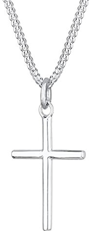 Elli Halskette Damen Kreuz Anhänger Basic in 925 Sterling Silber
