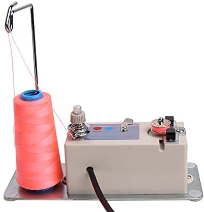 HimaPro Elektrischer Spulenwickler für Nähmaschinen – Automatischer Bobbin Winder mit verstellbarer Spulenaufnahme für schnelles und effizientes Aufspulen