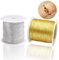 2 cavi Filo metallico Corda metallica tinsel corda metallica non elastica per spago regalo di Natale Confezione appesa carta Fai da te (argento e oro)