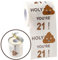 Happy 21st Birthday Gifts for Women and Men | 3-Ply Funny Toilet Paper Roll | Gag Funny Birthday Gift | Toilet Paper Novelty for 21 Birthday Party Decorations