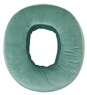 Bettys Home - Buchstabenkissen, Kissen - Samt - Buchstabe: O - Farbe: Mint - Maße (BxHxT): 35 x 40 x 12 cm