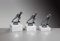 Henecka 🏒 Eishockey Pokal, Eishockey-Trophäe, Eishockey-Resinfigur, Feldspieler Altsilber & altgold, Marmorsockel, mit Wunschgravur, wählbar in 3 Größen oder als 3er-Serie (Sockel 70 x 40 mm)