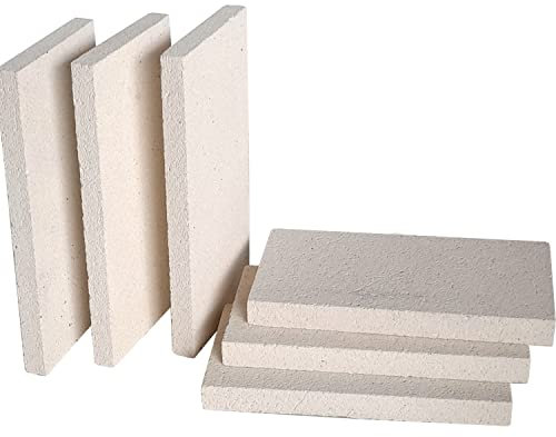 Simond Store Isolierende Feuerziegel, 1,9 x 11,4 x 22,9 cm, weiche Feuersteine für Schmiedeholz, Holzofen, Pizzaofen, Kamin, Feuerstelle, Ofen, Schmuck, Wärmedämmblock, 6 Stück