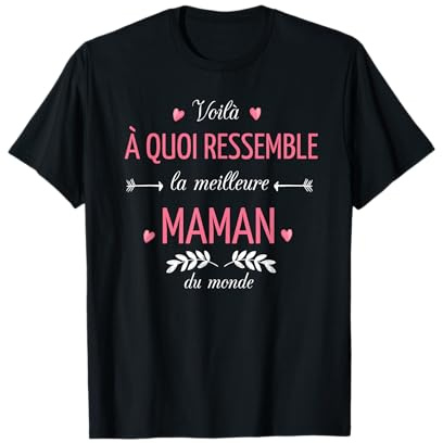 Voila A Quoi Ressemble La Meilleure Maman Du Monde T-Shirt