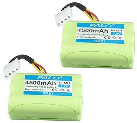CITYORK 2 x Batterie de Rechange pour Neato XV Series XV-11, XV-12, XV-14, XV-15, XV-21, XV-25, pour Neato XV Essential, XV Signature, XV Signature Pro Aspirateurs Batterie (NiMH 7,2 V 4500 mAh)