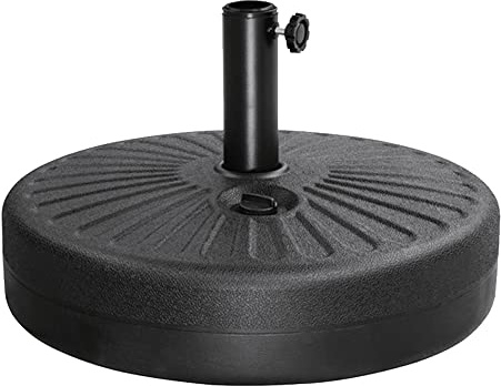 Bolero Sonnenschirm Sockel Schwarz 20Ltr