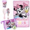 Trousse de Toilette Minnie Mouse - Fermeture Éclair - 23 x 15 x 8 cm - Inclut des Accessoires - Imperméable - Vanity Idéal pour Voyager - Produit Original Conçu en Espagne