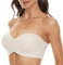 Georcep Full Support Non-Slip Convertible Bandeau Bra - Strapless Bra for Big Busted Women (B-Skin,42/95C)