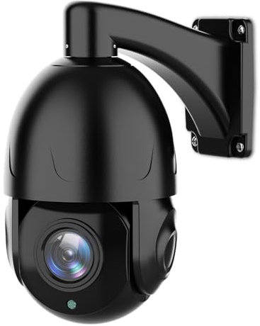 KOZWAY Sicherheits-Überwachungsmonitor, 4K 8MP POE IP-Kamera Outdoor 30X optischer Zoom Speed Dome Straßenkamera 5MP HD Nachtsicht 80M CCTV Videoüberwachung P2P für Haussicherheit (Größe: 8MP Kamera)